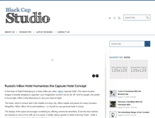 Tablet Screenshot of blackcapstudio.com
